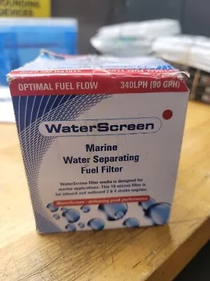 WaterScreen Marine Water Seperating Fuel Filter Inboard & Outboard 2 & 4 Stroke • $19.99