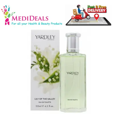 Yardley Lilly Of The Valley Eau De Toilette Women Spray - 125ml - NEW • £13.25