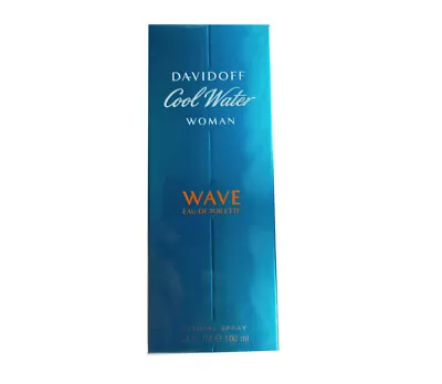 Davidoff Cool Water Woman Wave 100ml EDT For Her New & Free Postage • £29.49