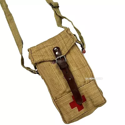 Vintage Shoulder Military Bag Haversack Army Vintage Canvas Retro Travel • $11