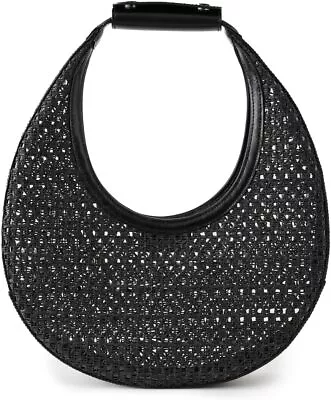 Staud Moon Woven Tote Bag Black OS • $295