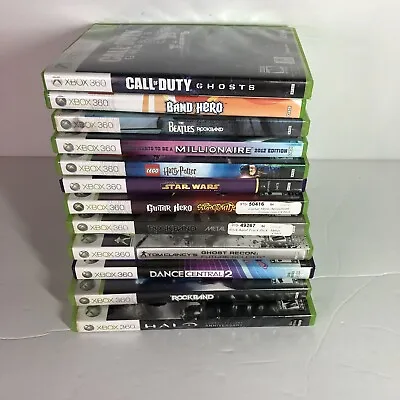  Xbox 360 🎮  Games- Lot  Of 12 Tested  • $35