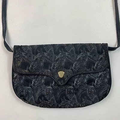 Italian Made Leather Horse Print Purse / Shoulder Bag • £21.75