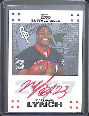 2007 Topps Rookie Premiere Red Autograph #RPA-ML Marshawn Lynch • $249.99