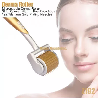 192 Titanium DERMAROLLER Skin Therapy Facial Recovery Micro Pins Roller MTS • $6.99