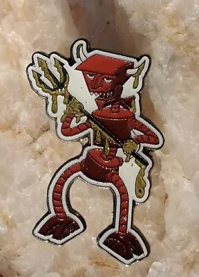 Enamel Pin Robot Devil With Dab Hands.  Hand Designed Limited Edition • $17