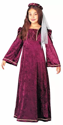 Renaissance Faire Medieval Princess DELUXE CHILD JULIET COSTUME • $7.50