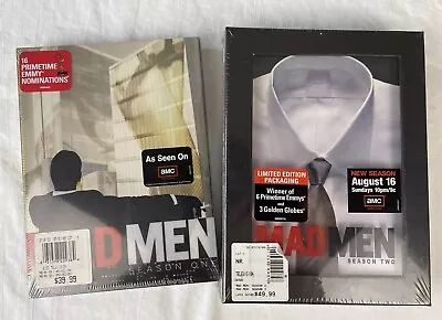 DVD Lot Mad Men Seasons 1 & 2 Madmen Sealed Set • $20