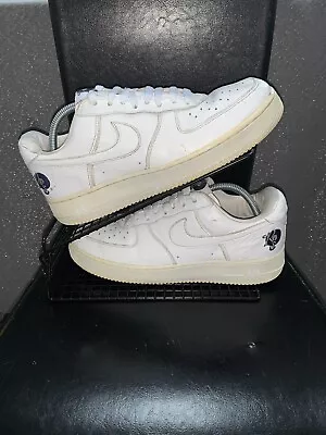 Nike Air Force 1 One X Roc-A-Fella Trainers Jay Z AF1070-101 Uk Size 8 • £30