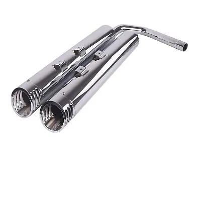 Chrome Exhaust Pipe For Kawasaki Vulcan Exhaust，Kawasaki Vulcan Vaquero 1700 • $369.99