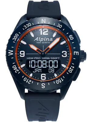 Alpina AL-283LNO5NAQ6 Alpiner X Smartwatch Mens Watch 47mm 10ATM • $848.40