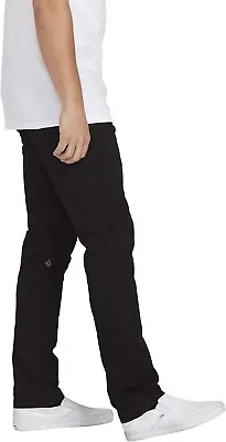 Volcom Friggin Slim Chino Pants Pacsun In Black Men’s Size 32 • $13.78