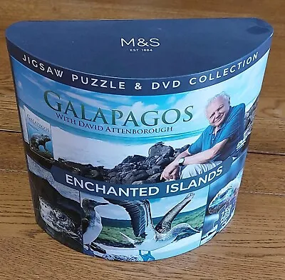 M&S David Attenborough Gift Set - Galapagos DVD Collection Jigsaw  BNIB New Xmas • £5