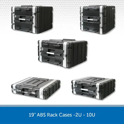 19  ABS Rack Case | 2U 3U 4U 6U 8U 10U | Flight Case Rack Mount Equipment DJ PA • £109