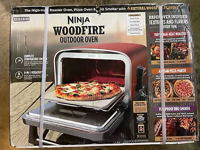 Ninja Woodfire 8-in-1 Outdoor Oven Roaster Pizza Oven & BBQ Smoker OO101 • $319.75