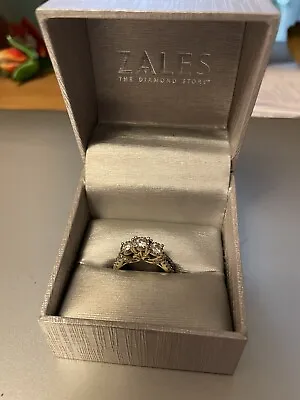 $750 • Buy Zales PastPresent Future Diamond Ring-SALE