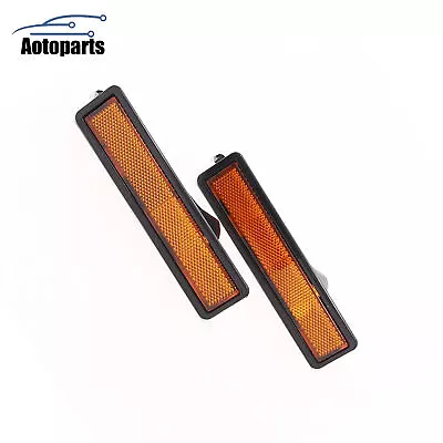 A Pair Amber Bumper Side Marker Light Lamp Fit For BMW E30 3 Series 1984-1991 • $16.33