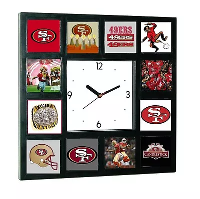 History Of San Franciso 49ers Logo Clock With 12 Pictures • $32.99