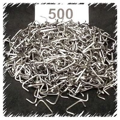 1 Lb. Hog Rings (450-500) 14 Gauge 3/4  Seat Upholstery Cage Fence Netting  USA • $13.99