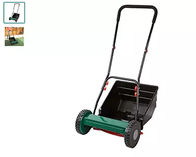 Bergman Hand Push Manual Cylinder 30L Lawnmower 38cm Grass Cutting Width NEW • £79.99