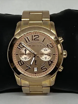 Michael Kors Mercer MK5727 Womens Stainless Steel Analog Dial Quartz Watch OP739 • $59.99