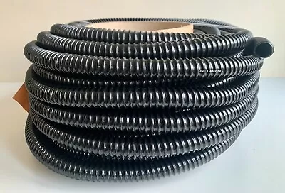 1m Of Caravan Motorhome Convoluted Waste Water Hose Pipe 3/4  20mm • £1.99