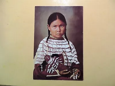 Shy Little Cheyenne Maid With Doll Vintage Postcard L.A. Huffman Photo • $1.99