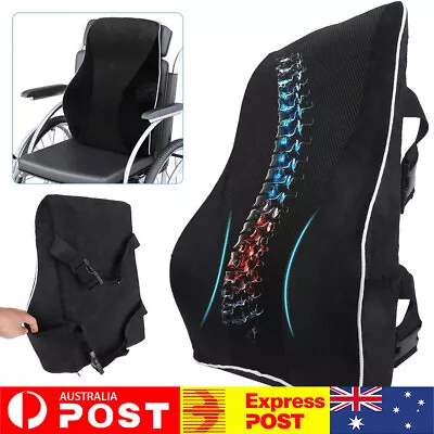 Lumbar Support Pillow For Office Chair Car Back Pain Relief Memory Foam Cushion • $36.89