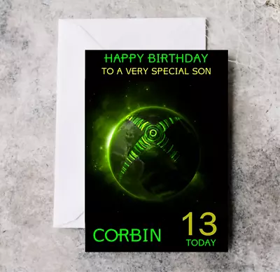 Personalised Birthday Card Xbox Boys Teenager Childrens Son Grandson Friend • £2.99