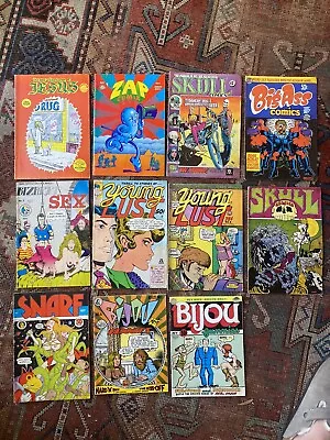Underground Comics Small Lot - Zap Skull Snarf And Others - ADULT • $18.81