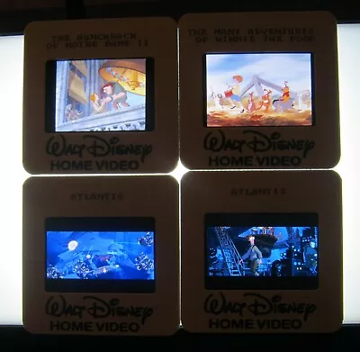 Original 35mm Press Kit Slides ATLANTIS Hunchback Of Notre Dame WINNIE THE POOH • $24.99