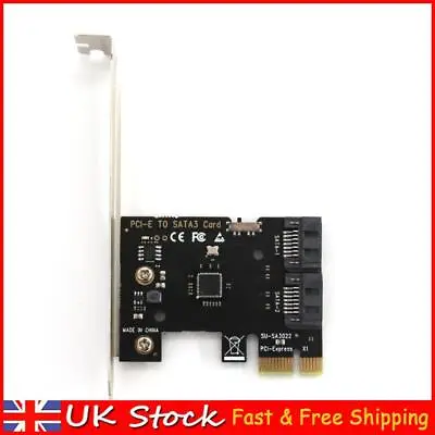 Pci-e To SATA 3.0 Internal 6Gbps Ports Disk Expansion Card • £10.99