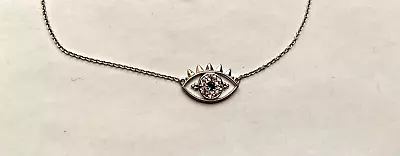JUDITH RIPKA Sterling Silver Little Jewels Evil Eye Necklace Pendant • $75