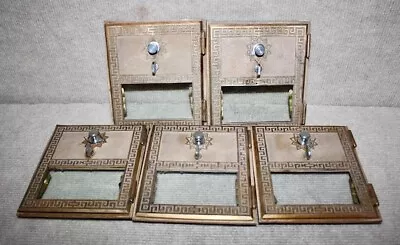 5 Antique Post Office Box Doors • $55