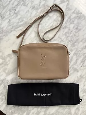 Saint Laurent • YSL Lou Camera Bag In Taupe • Good Cond. • $890