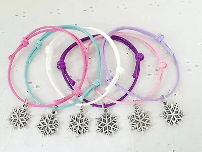 £2.78 • Buy 6 Frozen Theme Friendship Charm Bracelets Birthday Party  Wedding Favor Hen Do 