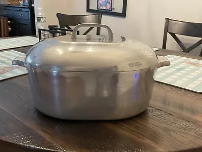 Magnalite Wagner Ware Sidney-O 4265-M 8 QT Roaster Pan W/ Lid - VINTAGE • $105