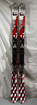 K2 Public Enemy 174cm Twin-Tip Freestyle All-Mountain Skis Marker 12 Bindings • $129.95