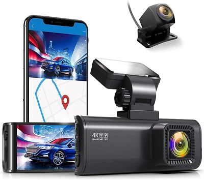 $325.95 • Buy REDTIGER F7N Dash Cam 4K With Wifi GPS Front 4K/2.5K And Rear 1080P Dual Dash Ca