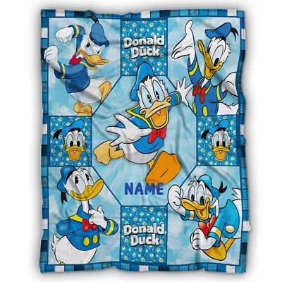 Personalized My Little Pony Donald Duck NumberblocksCars Quilt Fleece Sherpa • $35.95