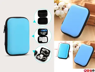 Earphone Holder Case Storage Carrying Bag Box Case For Headphone Accessories • £3.91