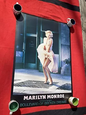 Vintage 1988 MARILYN MONROE Helnwein Boulevard Broken Dreams Poster NO RESERVE • $68