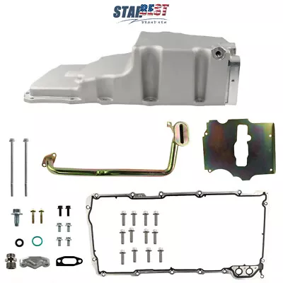 LS Engine LOW PROFILE Oil Pan Retro For LS1 LS2 LS3 6.2 6.0 5.3 4.8 G-Body • $115.93