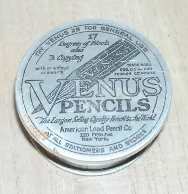 Vtg ~ Venus Pencils Folding Collapsible Travel Drinking Cup W/ Lid • $11.85