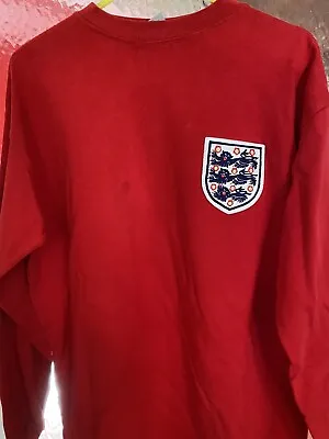 £3 • Buy England 1966 World Cup Retro Football Shirt / Jersey Long Sleeve TOFFS - Size L