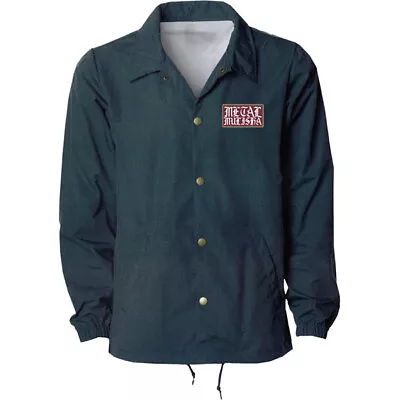 Metal Mulisha English Coaches Jacket Navy Blue Adult Mens Medium M *Brand New* • $44.20