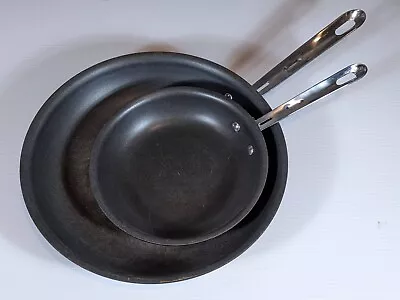 Emeril All-Clad 12  & 8  Frying Sauté Pan Skillet Hard Anodized Nonstick Coating • $14.65