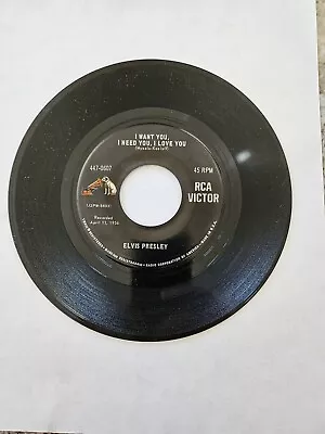 Mint 1964 Elvis Presley 45 Rpm Dos 447-0607  Unplayed High Grade Mint • $79.99