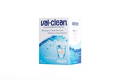 Concentrated Denture Cleaner 12 Sachets - 1 Year Supply For Valplast Flexible De • £48.67