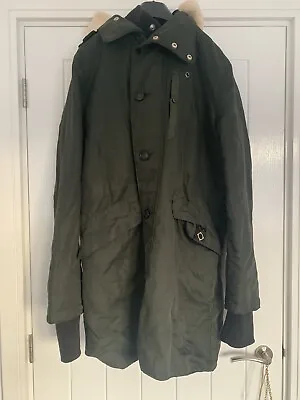 MA.STRUM Massimo Osti Archive Khaki Dark Green Coat Parka Long Rare • £145